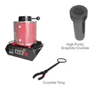 Updated 3kg Digital Automatic Melting Furnace for Melt Scrap Silver Gold T