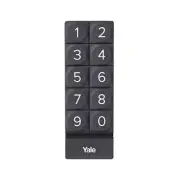 Yale Linus 05/301000/BL Smart Keypad for Smart Lock, Bluetooth 4.0, Black