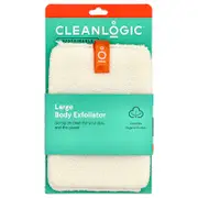 CleanLogic, Sustainable, Large Body Exfoliator, 1 Count