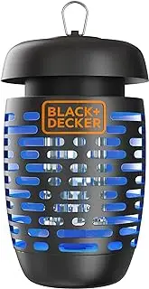 BLACK + DECKER Bug Zapper and Mosquito Repellent | Fly Trap Pest Control for All Insects, Including Flies, Gnats for Indoor & Outdoor Use 600 Sqft Coverage