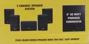 JVC Complete 5-Channel Digital Home Theater Sound System SX-XSW39