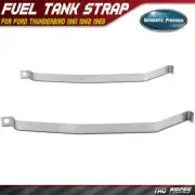 2pcs Steel Fuel Tank Straps for Ford Thunderbird 1961-1963 6.4L 6.6L 6.7L 7.0L (for: Ford)