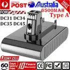6500mAh Battery for Dyson DC31 Type A DC34 DC35 DC44 DC45 Animal Cordless Vacuum