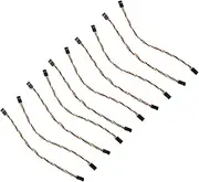 CONGARTENO 20cm 10pcs Ribbon Cable Connectors Breadboard Jumper Wire Cable Connectors for Electronics Projects