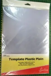 Sew Easy Template Plastic Plain Textured, 2 Sheets A4 (297 x 210mm), Easy To Cut