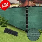 6x50FT Green Outdoor Privacy Screen Fence Mesh Shade Net for Garden Patio