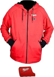 [Milwaukee] 306R-20 M12 Lithium-Ion Red Heated Jacket Hoodie (Small) Hoodie Only