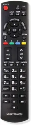N2QAYB000570 Remote Control Replace for Panasonic TV TC-L3232C TC-L32C3 TCL32C3S