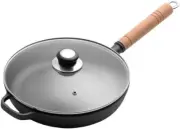 Guyyelt Rock Iron Frying Pan Handmade Non-stick Easy to Clean Rust-Free