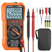 Multimeter 60000 Counts - TRMS Auto Range NCV Detector DC AC Voltage Current ...