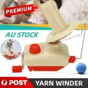 Swift Yarn Fiber String Ball Wool Winder Holder Hand Operated Yarn Winder AU NEW