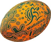 Gilbert Australia Wallabies Indigenous Rugby Ball Supporter Size 5 Officially Licensed