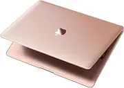 Soonjet Compatible for MacBook Air 13 inch Case 2020 2019 2018, A2337 M1 A2179 A1932, Same as Bare Device, Sturdy Plastic Protective Hard Shell Cover for MacBook Air 13.3 inch Case - Gold Clear
