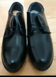 Bates Wm's Black Leather Steel Toe Lace UpDura Shock Boots*Made in USA*sz 7.5