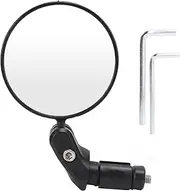 Baxnore Bar End Cycle Mirror, Lightweight PC Cycle Rearview Mirror, Adjustable Handlebar Cycle Mirror, Replacement Cycling Reflective Mirror with Hexagonal Wrench