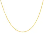 9ct Gold 50cm Solid Twist & Curb Chain