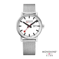 在飛比找PChome24h購物優惠-MONDAINE 瑞士國鐵evo2時光走廊腕錶-40mm/米