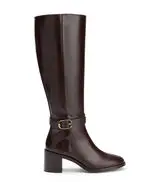 ESME BELTED ZIP BOOT in DARK BROWN for Women