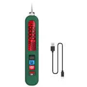 Handy NonContact Voltage Tester with Red/Green Backlighting and Flashlight