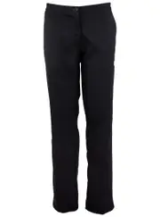Black Tailored Pants With Emb