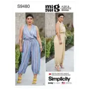 NEW Simplicity Sewing Pattern S9480 Misses' Jumpsuit By Spotlight