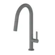 New Kitchen Sink Mixer Tap Pull-Down Gun Metal Greens Tapware Luxe 18102549