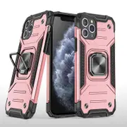 MCC Shockproof iPhone 12 Pro Max Heavy Duty Case Cover Tough Apple Ring [Rose Gold]