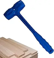 ZALHIN Woodworking Mallet | Tiny Double-Faced Soft Mallet - Anti-Slip Floor Mallet, Furniture Mounting Hammer for Jewelry, Leather Crafts, Woodworking