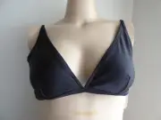 Black Shoulder Strap Bikini Top ... AZTEC ROSE ... Size 16 #AY3067 BNWT