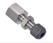 1/2 Tube x 3/8 FNPT 316ss Female Bulkhead Connector Parker CPI 8-6 GH2BZ-SS