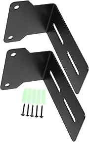 TEHAUX 1 Set Wall Speaker Bracket Holder for Soundbar and Surround Speakers Space Saving Design for Clutter Living Room Secure Mounting for Immersive Audio Experience