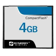 Synergy Digital 4GB Compact Flash Memory Card - 30MB/s