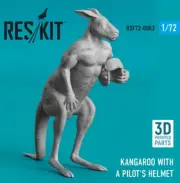 Reskit RSF72-0003 1:72 Kangaroo with a pilot's helmet (3D Printed)