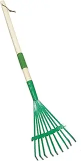 Garden Rake for Effective Yard Care, Green