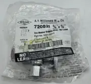A.Y. McDonald Ice Maker Supply Stop No Lead 720821 5/8"x1/4" 5421-283-2