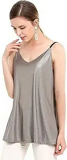 [YILEFU] Radiation Protection Suit, Anti-Radiation Dresses Maternity Tanks 360°Shielding Radiation Pregnancy Clothes Apron Silver Fiber Radiation Protection Belly Band Vest Pregnant Women Tops,Silver