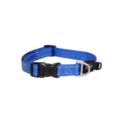 Rogz Blue Large 20mm Wide x 34cm to 56cm Classic Utility Collar for Dogs & Puppies