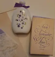 Vintage Avon Lavender & Lace Cologne 1.7 Fl. Oz. with Handkerchief, RARE SET 60s