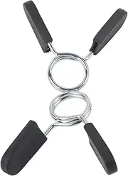 25mm Barbell Dumbbell Lock Clamp Spring Collar Clip Yoga Training for Standard Barbells and Dumbbells