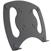 VESA Laptop Tray, Steel Notebook Holder for Monitor Arm/Mount, Ventilated Pla.