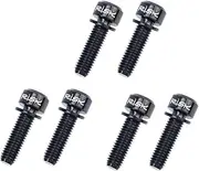 Zxpjkyu 6 Piece Fixed Stem Screw Bolts with Tapered Head Bolts in and Sizes