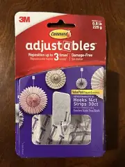 3M Adjustables Command Hook - 14pk