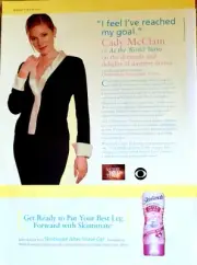 CADY MCCLAIN, AS THE WORLD TURNS, DAYTIME EMMY AWARDS, PRINT AD FOR SKINTIMATE