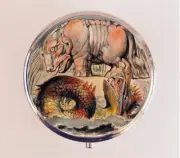 William Blake Pill Box Case Pillbox Holder Trinket Leviathan Poet Artist