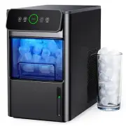 Ice Maker Coutertop Machine - Portable Ice Cube Maker, 20Lbs of Bullet Ice per D