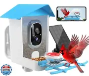Smart Bird Feeder with Camera - 2K Live Stream, AI Species Recognition, Soar-