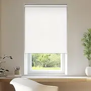 CHICOLOGY Roller Shades, Cordless Blinds, Window Shades for Home, Roller Window Shades, Window Treatments, Door Blinds, Light Filtering Shades, Urban White (Light Filtering), 36" W X 72" H