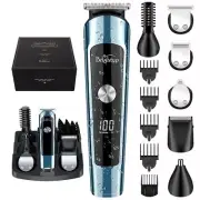 Brightup Beard Trimmer for Men, IPX7 Waterproof Mens Grooming Kit with Cordle...