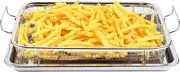 Eyourlife Air Fryer Basket for Oven 12.8" x 9.6", Stainless S-Set, Silver