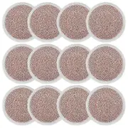 12 Pack Heavy Scrub Steam Mop Pads for Shark S7000AMZ / S7001 / S7201 Steam Mop,Steam and Scrub All Orange
